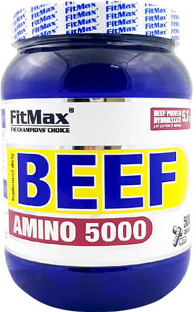 Aminokwasy Fitmax Beef Amino 5000 500 t (5908264416931) - obraz 1