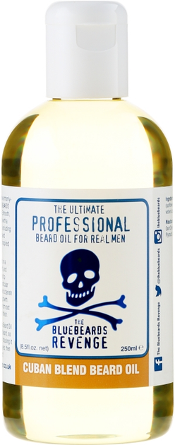 Олія для бороди The Bluebeards Revenge Cuban Blend Beard Oil 250 мл (5060297001727) - зображення 1