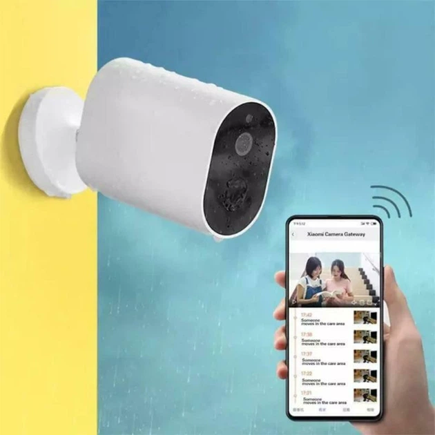 IP-камера Xiaomi Mi Wireless Outdoor Security Cam 1080P Set + шлюз (6934177722004) - зображення 5