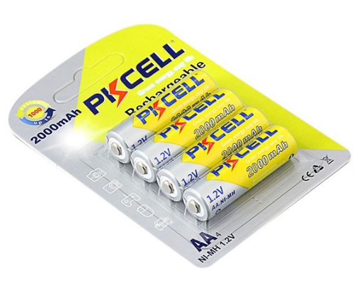 Аккумулятор AA PKCELL PC/AA2000-4BR 2000mAh Ni-MH, 4 шт. – фото, отзывы ...