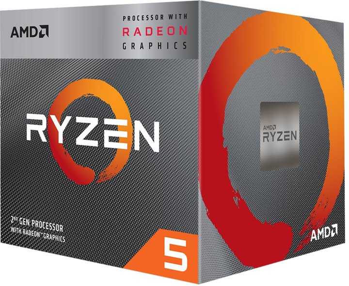 Процессор AMD Ryzen 5 3400G 3.7GHz/4MB (YD3400C5FHBOX) sAM4 BOX - изображение 1