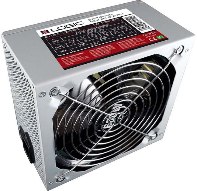 Блок питания Logic 600W (ZAS-LOGI-LC-600-ATX-PFC) - изображение 1