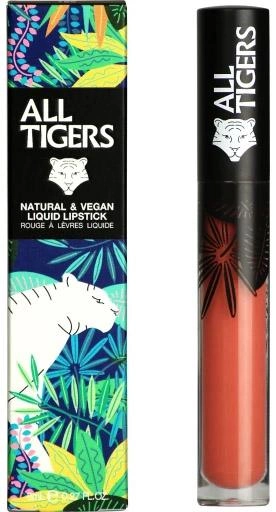 Szminka w płynie All Tigers Natural & Vegan Liquid Lipstick 682 Dare To Stand 8 ml (3701243206828) - obraz 1