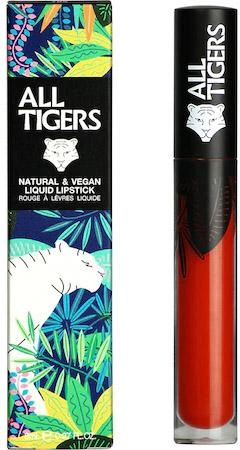 Рідка помада для губ All Tigers Natural & Vegan Liquid Lipstick 886 Shake The Ground 8 мл (3701243208860) - зображення 1