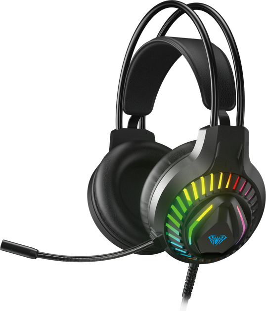 Акція на Навушники Aula S605 Wired gaming headset Black від Rozetka