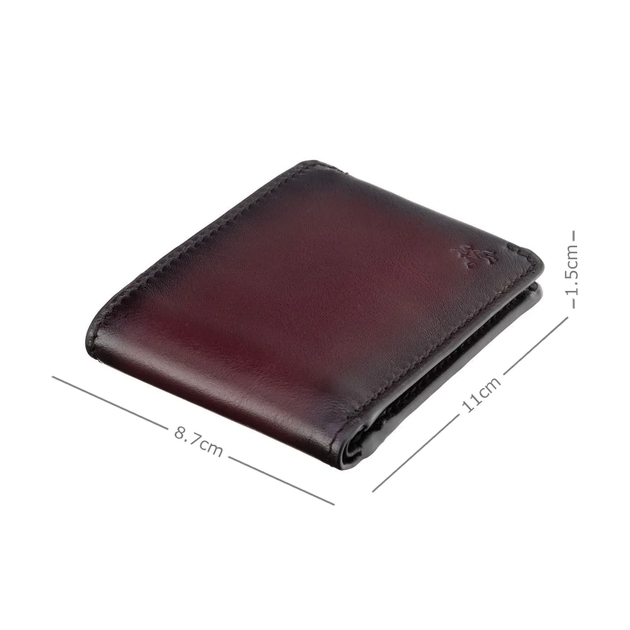Мужской кожаный кошелек Visconti MT92 Zanotti (Burgundy Burnish) - Фото 6 Мужской кожаный кошелек Visconti MT92 Zanotti (Burgundy Burnish) - изображение 6