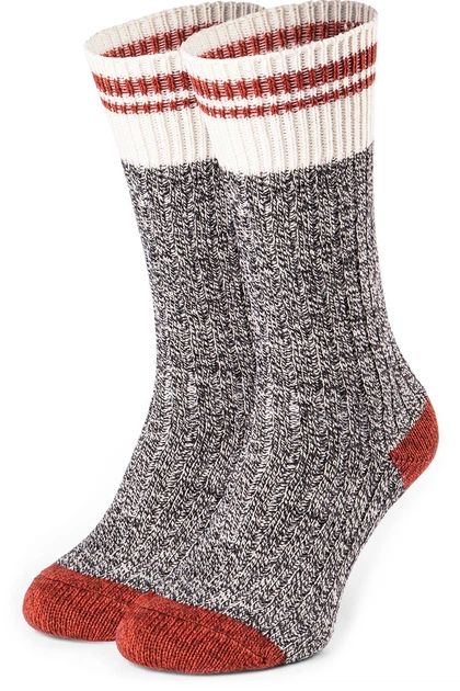 Женские теплые шерстяные носки CheshKit Crew Cabin socks Меланжевый Серый, размер 36-40 - Фото 1 Женские теплые шерстяные носки CheshKit Crew Cabin socks Меланжевый Серый, размер 36-40 - изображение 1