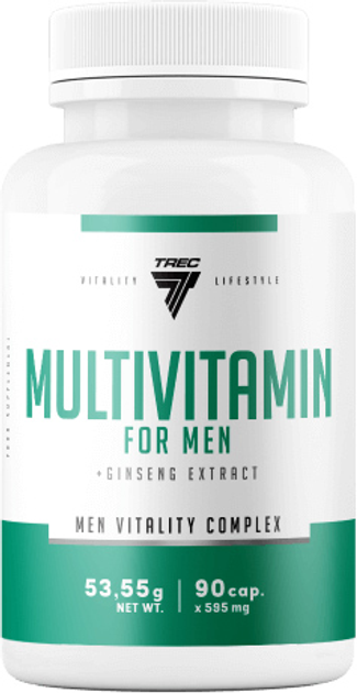 Вітамінний комплекс для чоловіків Trec Nutrition Multivitamin For Men 90 капсул (5902114041687) - зображення 1