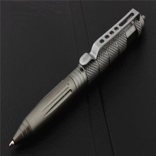 Тактическая ручка-стеклобой Tactical Pen grey - зображення 2