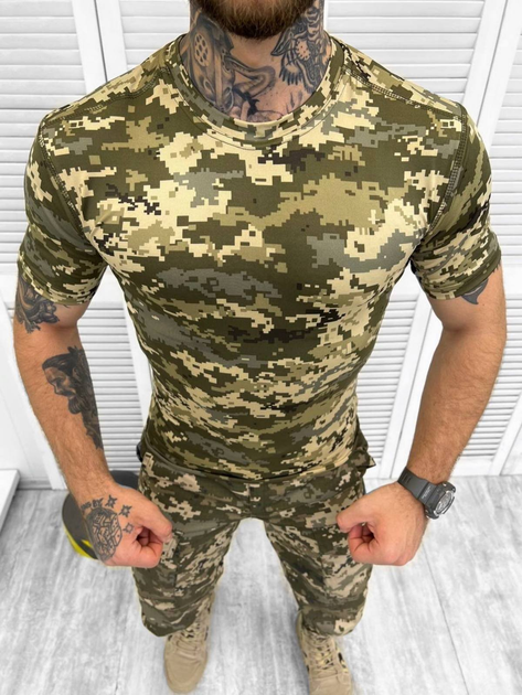 Тактическая футболка Combat Performance Shirt Пиксель Elite S - изображение 1