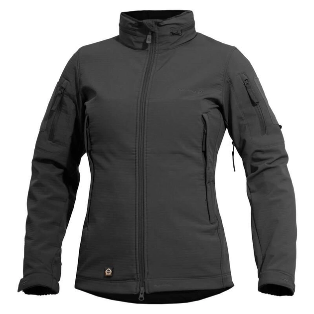 Мембранная тактическая женская куртка софтшелл Pentagon ARTAXES WOMAN K08011-W X-Small, Чорний - изображение 1