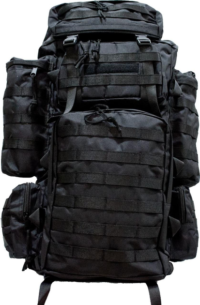 Тактический рюкзак Solder 90 литров чёрный - изображение 1