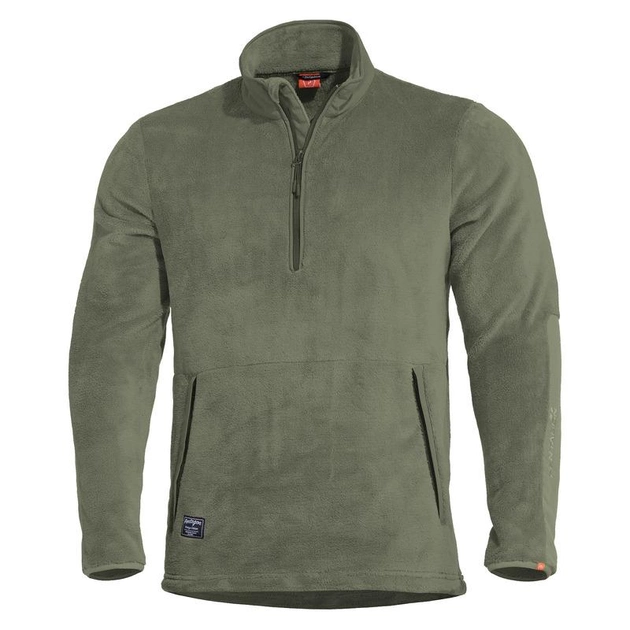 Щільний флісовий пуловер Pentagon GRIZZLY 1/2 SWEATER K09022 Medium, Camo Green (Сіро-Зелений) - зображення 1