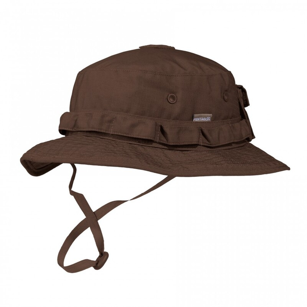 Тактическая панама Pentagon JUNGLE HAT K13014 55, Terra Brown (Коричневий) - изображение 1