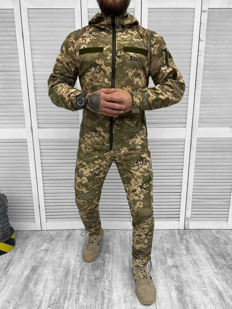 Тактический костюм военный Maveri ( Куртка + Штаны ), Камуфляж: Пиксель ВСУ, Размер: S - изображение 1
