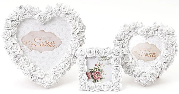 Фоторамка Sweet White "Білі Троянди" квадратна 10.5х10.5см - зображення 2
