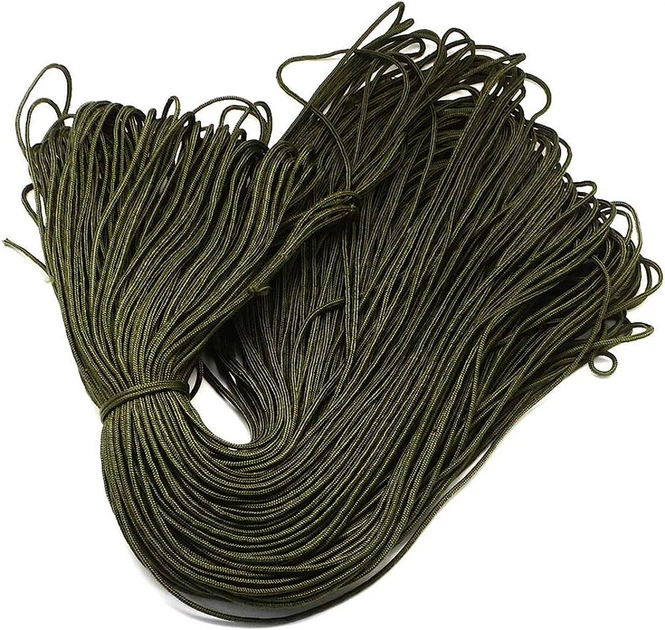 Паракорд Mil-Tec Мотузка паракордова 15м Олива COMMANDO-SEIL OLIV 5MM (15M) (15941001-15-005) - зображення 3