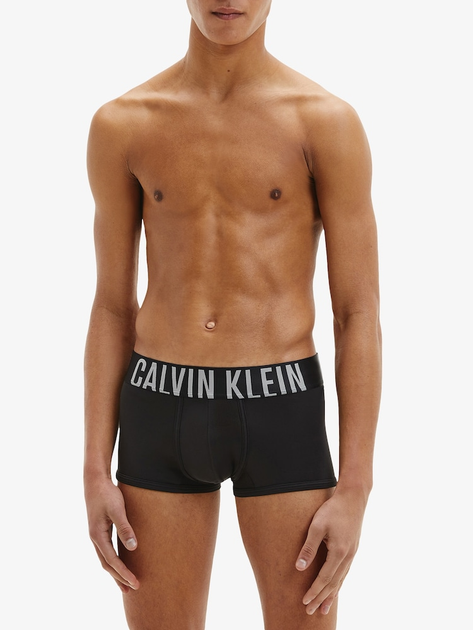 Набір трусів шорти Calvin Klein Underwear Low Rise Trunk 2Pk 000NB2599A-9C5 M 2 шт Чорний/Сірий (8719853079829) - зображення 2