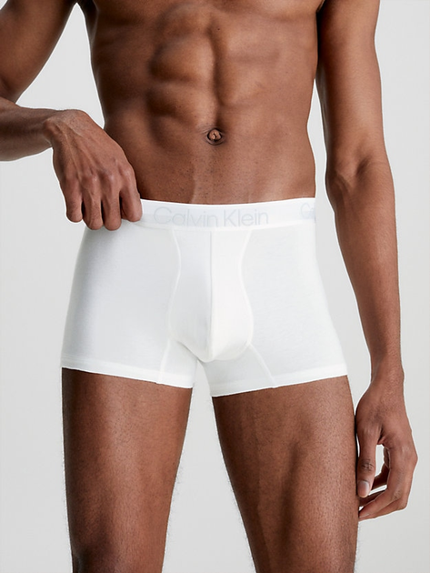 Calvin Klein Underwear Trunk 3 szt. 000NB2970A-UW5 L 3 szt. Czarny/Biały/Szary (8719854639695) - obraz 2
