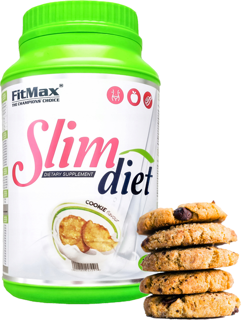 Gainer Fitmax Slim Diet 975 g Jar Ciasteczka (5902385241090) - obraz 1