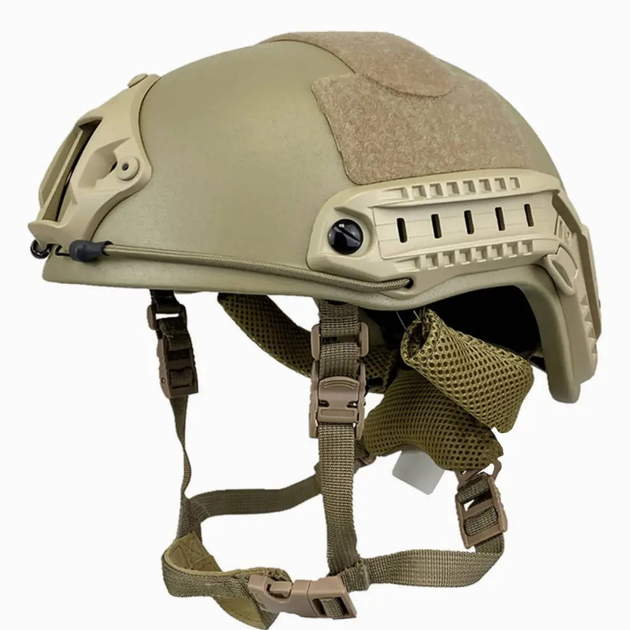 Каска шлем "TEAM WENDY" UKR DEF защита FAST NIJ IIIA баллистический шлем кевларовый Койот - изображение 1