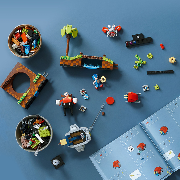 Конструктор LEGO Sonic the Hedgehog Зона із зеленим пагорбом 1125 деталей (21331) - зображення 8