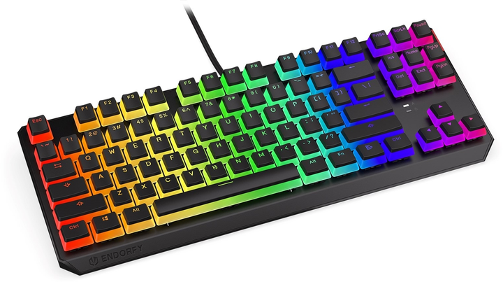 Клавіатура дротова Endorfy Thock TKL Pud Kailh Brown USB Black (EY5A005) - зображення 4