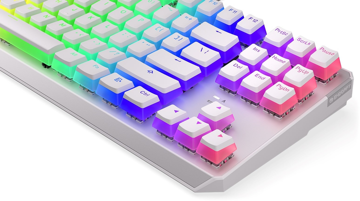 Klawiatura przewodowa Endorfy Thock TKL Pud Kailh Brown USB Onyx White (EY5A008) - obraz 8