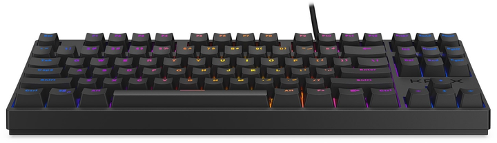 Клавіатура дротова Krux Atax PRO RGB TKL Outemu Blue USB Black (KRX0038) - зображення 3