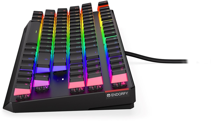 Klawiatura przewodowa Endorfy Thock TKL Pud Kailh Blue USB Black (EY5A004) - obraz 8