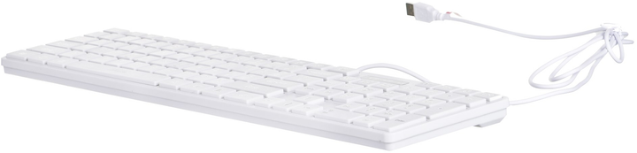 Клавіатура дротова Activejet K-3066SW USB White - зображення 3