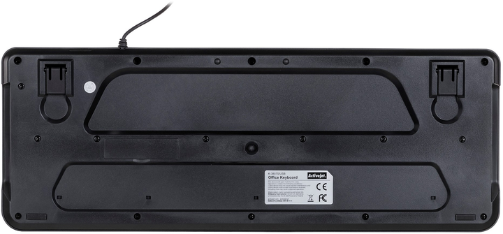 Klawiatura przewodowa Activejet K-3807S USB Czarna - obraz 4