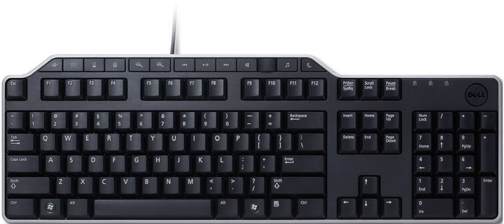 Klawiatura przewodowa Dell KB-522 USB Czarna (580-17667) - obraz 4
