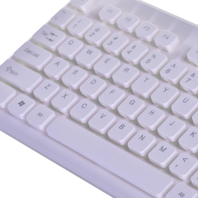 Klawiatura przewodowa Esperanza Singapore USB biała (EK130W) - obraz 3