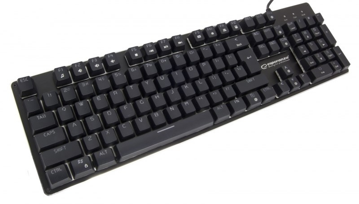Klawiatura przewodowa Esperanza Vortex USB Czarna (EGK801) - obraz 2