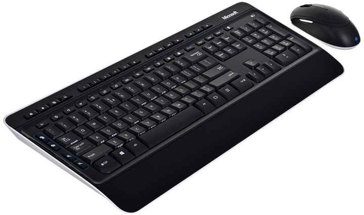 Czarny zestaw bezprzewodowy Microsoft Desktop 3050 (PP3-00020) - obraz 2