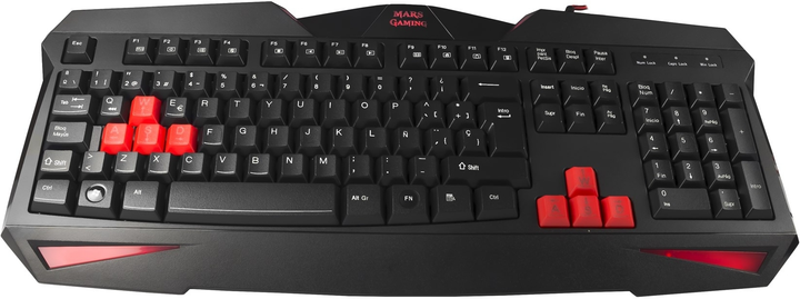 Zestaw przewodowy USB Tacens Mars MCP1 czarno-czerwony (TACMARSMCP1) - obraz 3