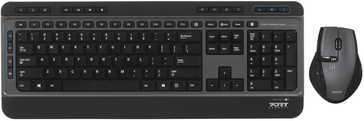 PORT Designs Silent Wireless Black Kit (900901-US) - obraz 1