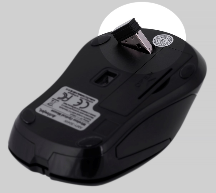 Mysz Activejet AMY-304W Bezprzewodowa Czarna - obraz 7