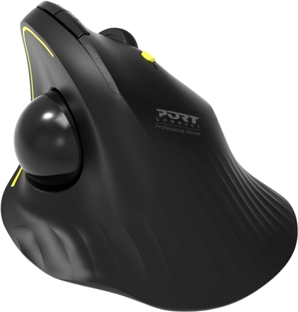 Mysz PORT Designs 900719 Trackball Wireless/Bluetooth Black (900719) - obraz 5
