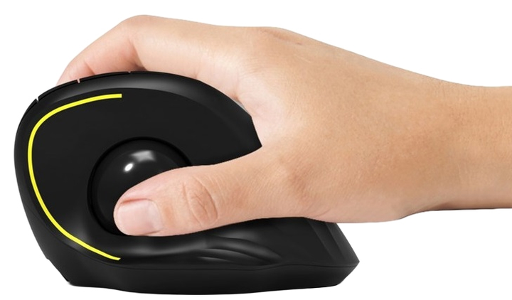 Mysz PORT Designs 900719 Trackball Wireless/Bluetooth Black (900719) - obraz 7