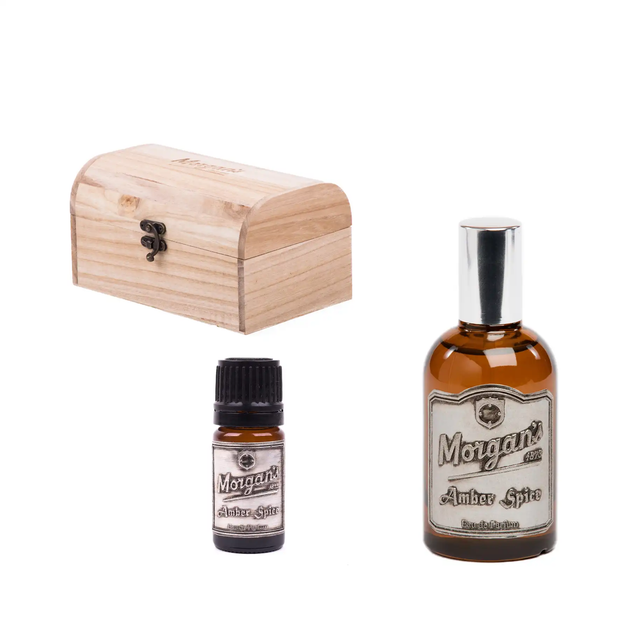 Подарунковий набір бархатних парфумів Morgan's Amber Spice Chest - зображення 4