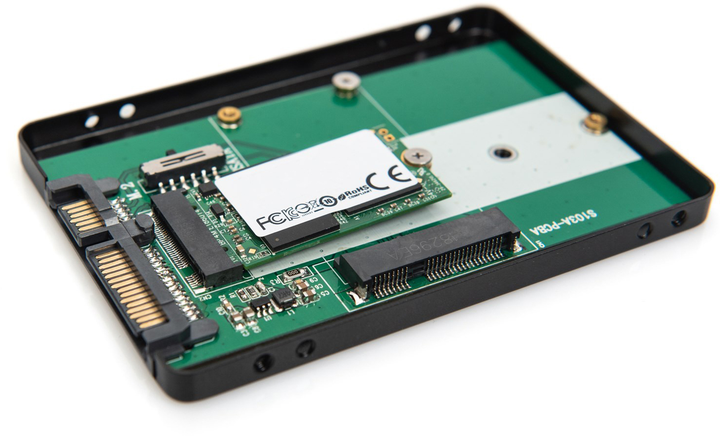 Kieszeń wewnętrzna Digitus 2.5" SATA HDD Obudowa M.2 lub mSATA (DA-71118) - obraz 4