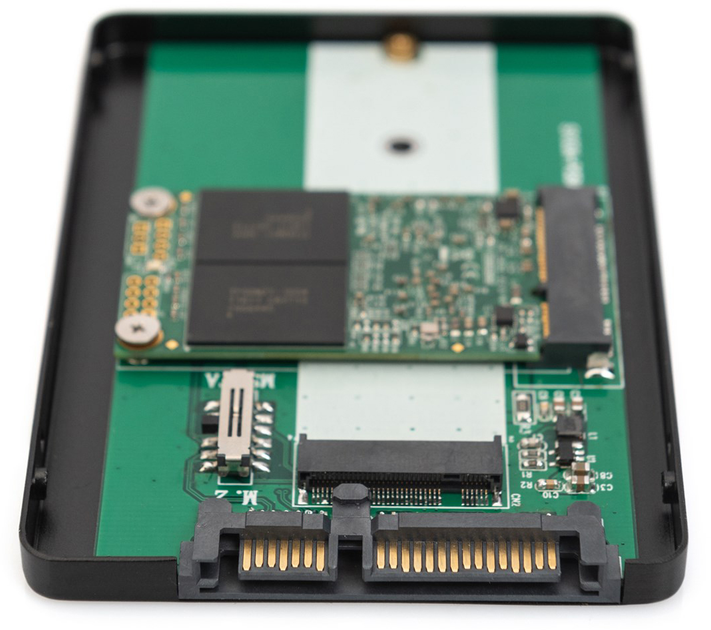Kieszeń wewnętrzna Digitus 2.5" SATA HDD Obudowa M.2 lub mSATA (DA-71118) - obraz 7