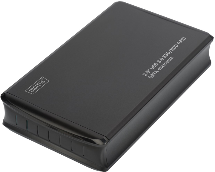 Зовнішня кишеня Digitus 2.5" USB3.0 SSD/HDD RAID SATA enclosure (DA-71116) - зображення 1