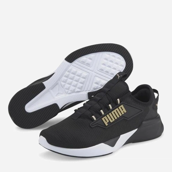 Buty do biegania damskie Puma Retaliate 2 37667616 40.5 (7UK) 26 cm Czarne (4065449427449) - obraz 4