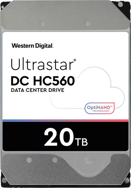 Жорсткий диск Western Digital Ultrastar DC HC560 20TB 3.5" SAS (0F38652) - Фото 1 Жорсткий диск Western Digital Ultrastar DC HC560 20TB 3.5" SAS (0F38652) - зображення 1