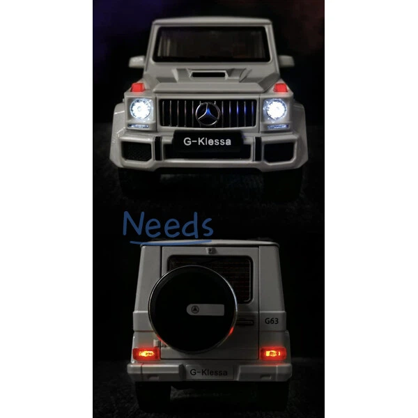 Машинка Gelandewagen Mercedes G63 моделька игрушка металлическая коллекционная 15 см Белый (3289921) - изображение 5