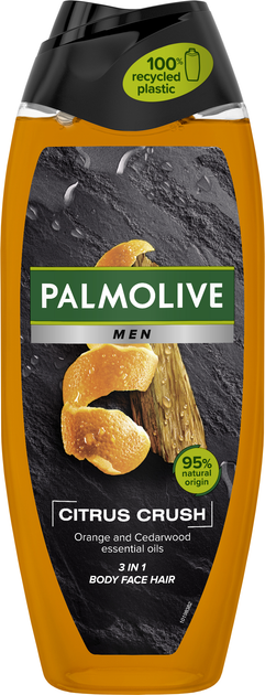 Акція на Гель для душу Palmolive Men Цитрусовий заряд Ефірні олії апельсина та кедра 500 мл від Rozetka