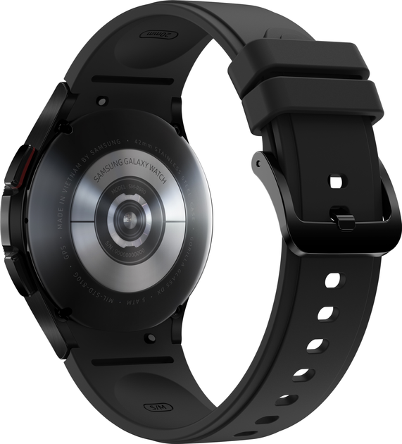 Smartwatch Samsung Galaxy Watch 4 Classic 42mm Czarny (SM-R880NZKAEUE) - obraz 4